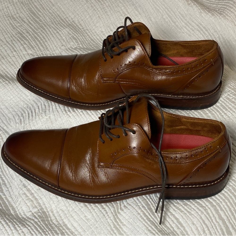 Stacy Adam’s Brown Redzone Collection Men’s Dress Shoes